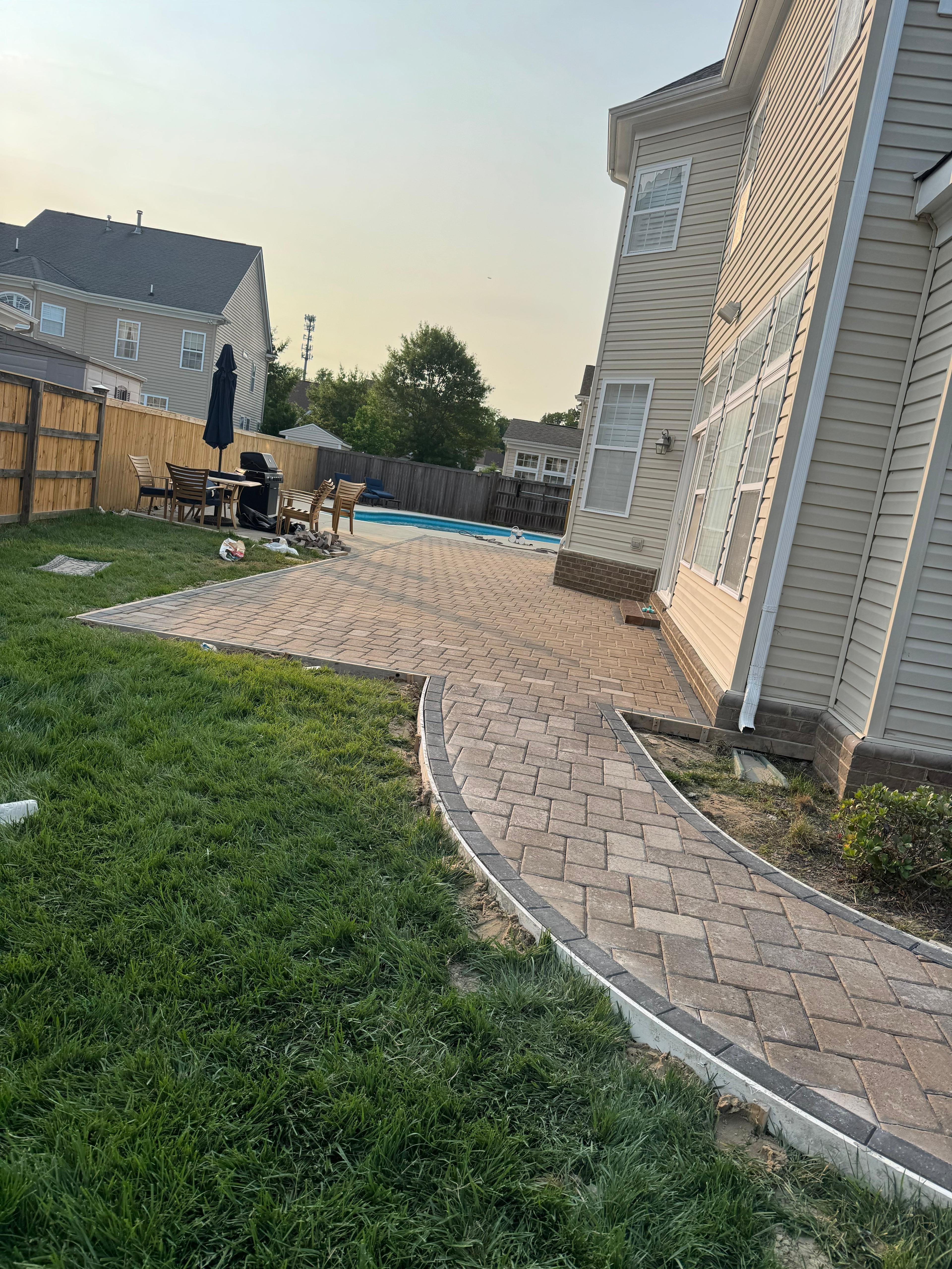 Pavers and brickwork installation